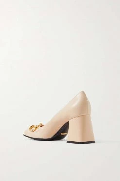 GUCCI Pumps Aus Leder Mit Horsebit-Detail ,Neutral -Gucci Verkäufe w920 q60 1012