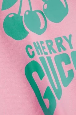 GUCCI Hoodie Aus Baumwoll-Jersey Mit Print ,Pink -Gucci Verkäufe w920 q60 1040