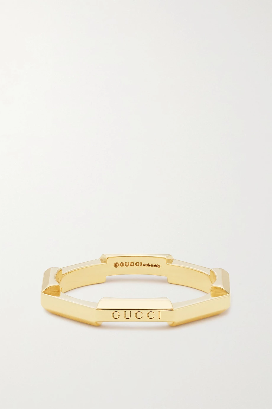 GUCCI Link To Love Ring Aus 18 Karat Gold 1 GUCCI Link To Love Ring Aus 18 Karat Gold