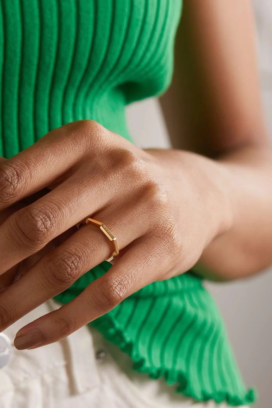 GUCCI Link To Love Ring Aus 18 Karat Gold 2 GUCCI Link To Love Ring Aus 18 Karat Gold – Bild 2