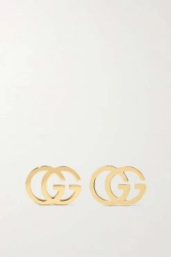 GUCCI GG Tissue Ohrstecker Aus 18 Karat Gold