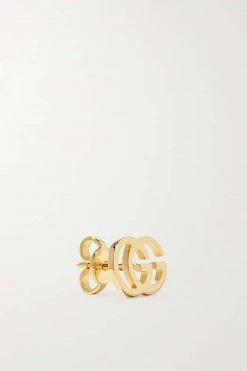 GUCCI GG Tissue Ohrstecker Aus 18 Karat Gold -Gucci Verkäufe w920 q60 1065