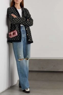 GUCCI Cardigan Aus Wolle In Jacquard-Strick ,Schwarz 11 GUCCI Cardigan Aus Wolle In Jacquard-Strick ,Schwarz -Gucci Verkäufe w920 q60 1164