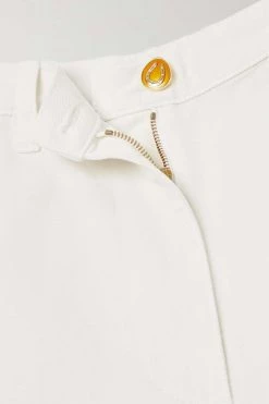 GUCCI Love Parade Hoch Sitzende Jeans Mit Geradem Bein Und Horsebit-Detail ,Weiß -Gucci Verkäufe w920 q60 118