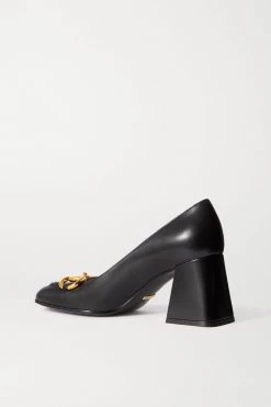 GUCCI Pumps Aus Leder Mit Horsebit-Detail ,Schwarz -Gucci Verkäufe w920 q60 1185