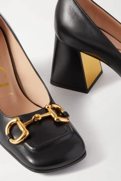 GUCCI Pumps Aus Leder Mit Horsebit-Detail ,Schwarz -Gucci Verkäufe w920 q60 1186