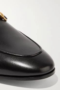 GUCCI Jordaan Loafers Aus Leder Mit Horsebit-Detail ,Schwarz -Gucci Verkäufe w920 q60 1205