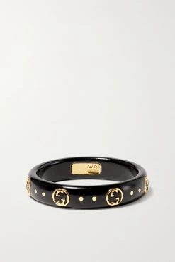 GUCCI Icon Ring Aus Zirkon Und 18 Karat Gold -Gucci Verkäufe w920 q60 1236