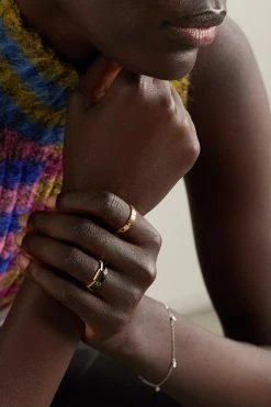 GUCCI Icon Ring Aus Zirkon Und 18 Karat Gold -Gucci Verkäufe w920 q60 1239