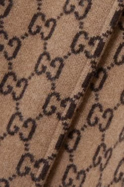 GUCCI Cape Aus Woll-Jacquard ,Beige -Gucci Verkäufe w920 q60 1264