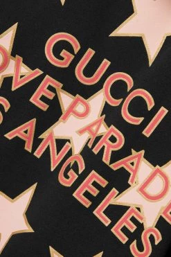 GUCCI Love Parade Oversized-Hoodie Aus Baumwoll-Jersey Mit Print ,Schwarz -Gucci Verkäufe w920 q60 129