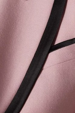 GUCCI Blazer Aus Canvas Aus Einer Woll-Mohairmischung Mit Seiden- Und Federbesatz ,Pink -Gucci Verkäufe w920 q60 1296