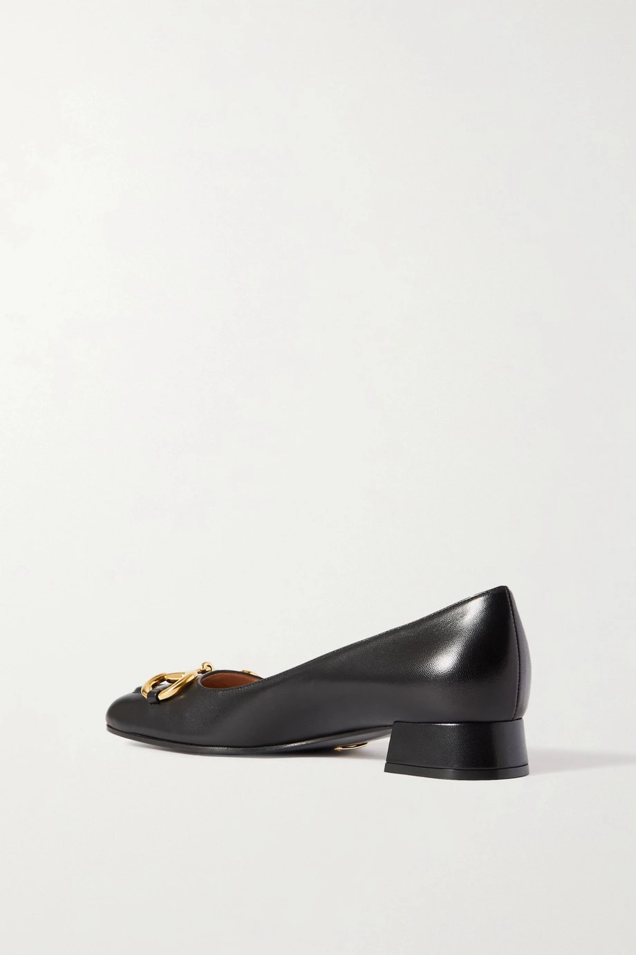 GUCCI Baby Pumps Aus Leder Mit Horsebit-Detail ,Schwarz 3 GUCCI Baby Pumps Aus Leder Mit Horsebit-Detail ,Schwarz – Bild 3