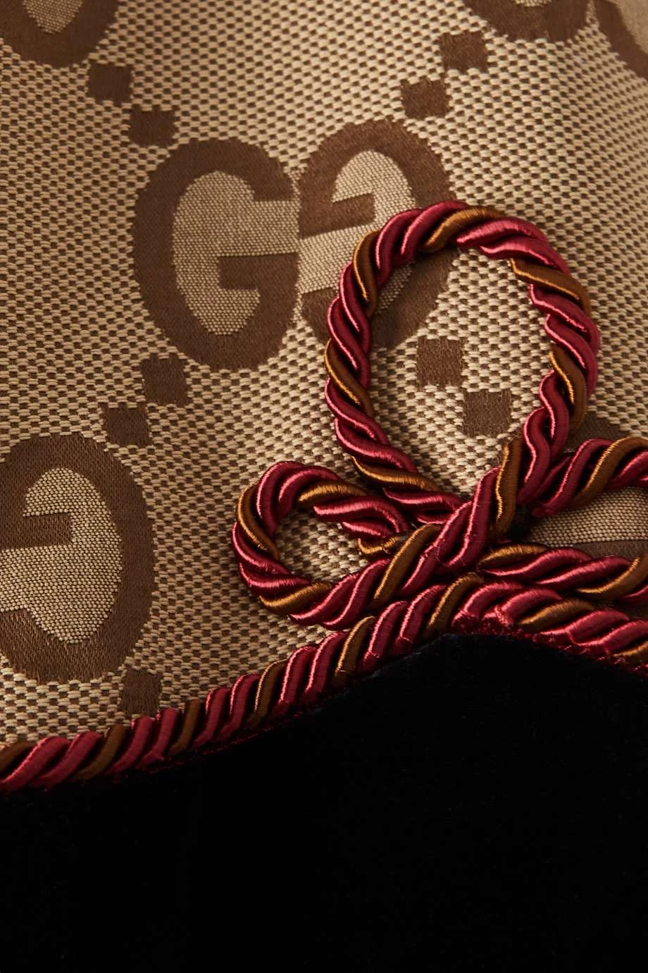 GUCCI Chinese New Year Jacke Aus Besticktem Canvas Mit Jacquard-Muster, Samtbesätzen Und Posamenten ,Braun 5 GUCCI Chinese New Year Jacke Aus Besticktem Canvas Mit Jacquard-Muster, Samtbesätzen Und Posamenten ,Braun – Bild 5