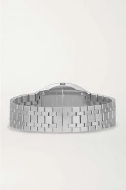 GUCCI 25H 34 Mm Uhr Aus Edelstahl ,Wollweiß -Gucci Verkäufe w920 q60 1376