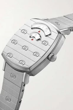 GUCCI Grip 27 Mm Uhr Aus Edelstahl ,Gold -Gucci Verkäufe w920 q60 1379