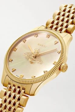 GUCCI G-Timeless 29 Mm Uhr Mit Goldfarbener PVD-Beschichtung 10 GUCCI G-Timeless 29 Mm Uhr Mit Goldfarbener PVD-Beschichtung -Gucci Verkäufe w920 q60 1386