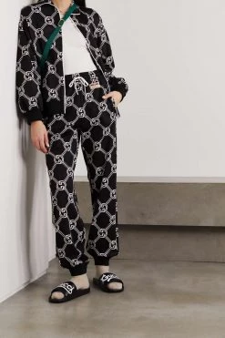 GUCCI Trainingsjacke Aus Bedrucktem Jersey ,Schwarz -Gucci Verkäufe w920 q60 1474