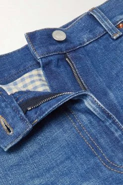 GUCCI Chinese New Year Jeansshorts Mit Stickerei ,Blau -Gucci Verkäufe w920 q60 1483