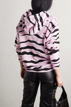 GUCCI Chinese New Year Hoodie Aus Baumwoll-Jersey Mit Tigerprint Und Applikationen ,Pink -Gucci Verkäufe w920 q60 1490