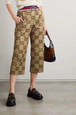 GUCCI Chinese New Year Jogginghose Aus Technischem Jersey Mit Print ,Braun -Gucci Verkäufe w920 q60 1495