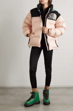 GUCCI + The North Face Daunenjacke Aus Gestepptem Shell Mit Kapuze Und Stickerei ,Pink -Gucci Verkäufe w920 q60 1573