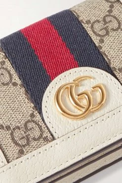 GUCCI Ophidia Bedruckter Beutel Aus Beschichtetem Canvas Mit Besätzen Aus Strukturiertem Leder ,Weiß -Gucci Verkäufe w920 q60 1577