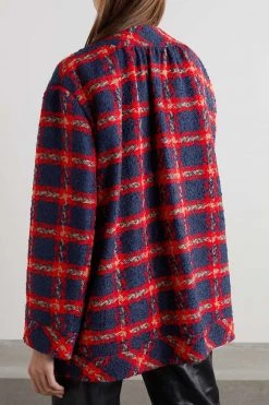 GUCCI Jacke Aus Kariertem Tweed ,Schwarz 7 GUCCI Jacke Aus Kariertem Tweed ,Schwarz -Gucci Verkäufe w920 q60 1606