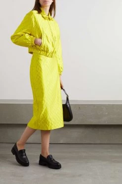 GUCCI Bomberjacke Aus Seidensatin Mit Stickereien ,Gelb -Gucci Verkäufe w920 q60 1622