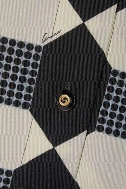 GUCCI Aria Midi-Hemdblusenkleid Aus Faille Aus Einer Baumwollmischung Mit Print Und Gürtel ,Elfenbein -Gucci Verkäufe w920 q60 1631