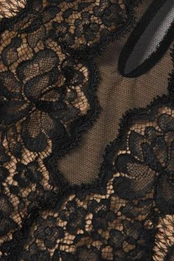 GUCCI Body Aus Spitze Und Tüll ,Schwarz -Gucci Verkäufe w920 q60 1637
