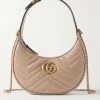 GUCCI Marmont 2.0 Mini Schultertasche Aus Gestepptem Leder ,Altrosa