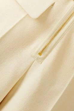 GUCCI Zweifarbiger Jumpsuit Aus Woll-Crêpe Mit Gürtel ,Creme -Gucci Verkäufe w920 q60 1684