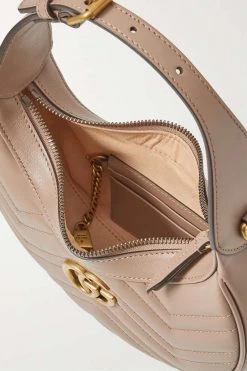 GUCCI Marmont 2.0 Mini Schultertasche Aus Gestepptem Leder ,Altrosa -Gucci Verkäufe w920 q60 169