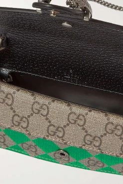 GUCCI Dionysus Super Mini Schultertasche Aus Beschichtetem Canvas Mit Print ,Braun -Gucci Verkäufe w920 q60 1691