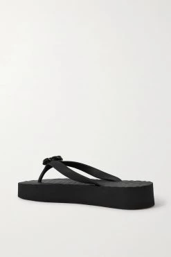 GUCCI Pascar Zehensandalen Aus Gummi Mit Plateau Und Logoverzierung ,Schwarz -Gucci Verkäufe w920 q60 1701