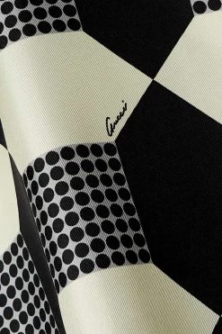 GUCCI Schluppenbluse Aus Bedrucktem Seiden-Twill ,Elfenbein -Gucci Verkäufe w920 q60 1745