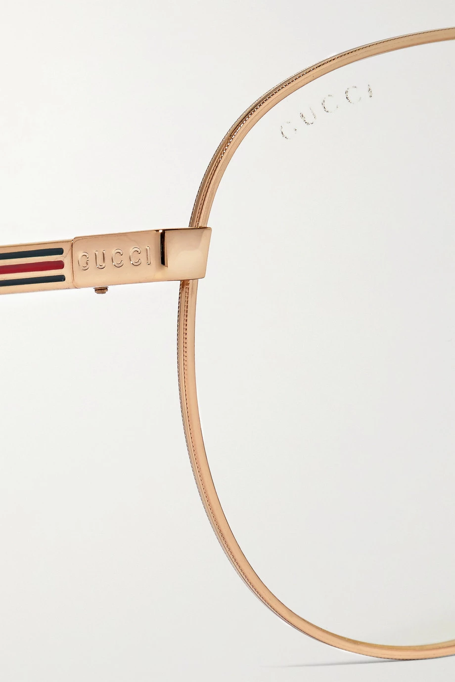 GUCCI EYEWEAR Goldfarbene Pilotenbrille 4 GUCCI EYEWEAR Goldfarbene Pilotenbrille – Bild 4