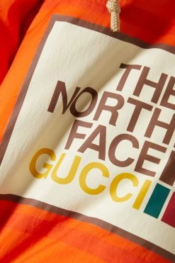 GUCCI + The North Face Daunenjacke Aus Gestepptem Shell Mit Print Und Kapuze ,Orange -Gucci Verkäufe w920 q60 1834