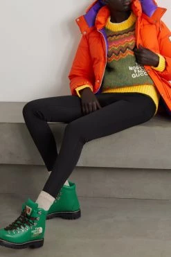 GUCCI + The North Face Pullover Aus Einer Mohairmischung Mit Intarsienmuster Und Stickerei ,Gelb -Gucci Verkäufe w920 q60 1877