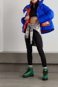 GUCCI + The North Face Verkürztes Sweatshirt Aus Technischem Jersey Aus Einer Baumwollmischung ,Schwarz -Gucci Verkäufe w920 q60 1901