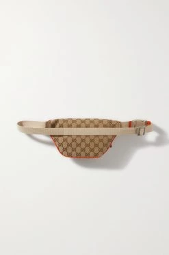 GUCCI + The North Face Gürteltasche Aus Beschichtetem Canvas Mit Jacquard-Muster Und Stickereien ,Orange -Gucci Verkäufe w920 q60 1923