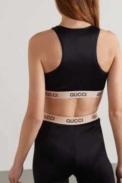 GUCCI + The North Face Bustier Aus Technischem Jersey Aus Einer Baumwollmischung ,Schwarz -Gucci Verkäufe w920 q60 1929