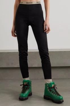 GUCCI + The North Face Leggings Aus Technischem Jersey Aus Einer Baumwollmischung ,Schwarz -Gucci Verkäufe w920 q60 1934