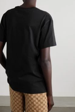 GUCCI + The North Face T-Shirt Aus Baumwoll-Jersey Mit Print ,Schwarz -Gucci Verkäufe w920 q60 1941