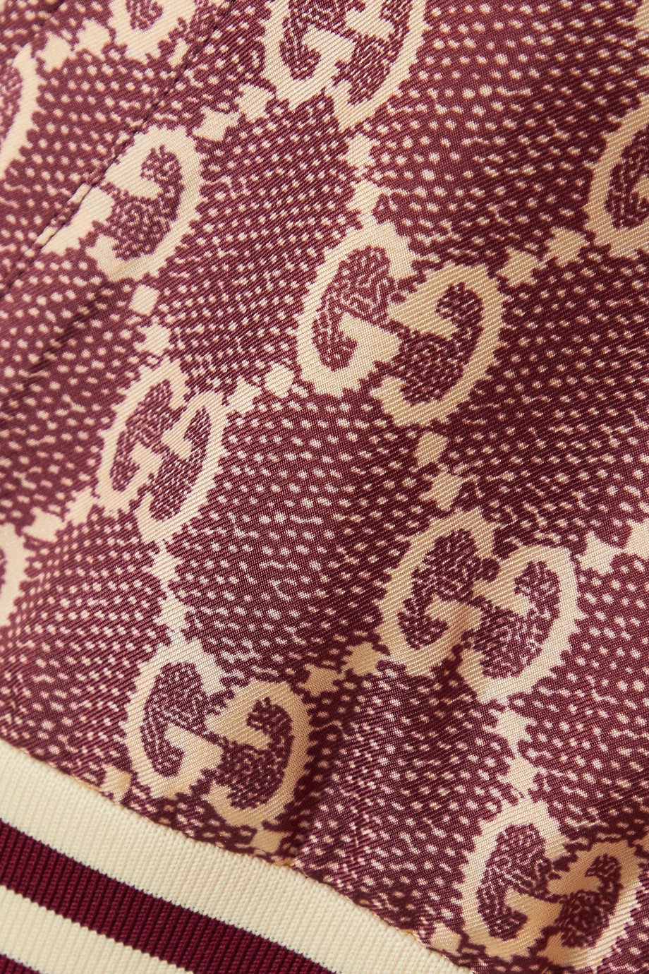 GUCCI Jacke Aus Bedrucktem Seiden-Twill ,Beige 5 GUCCI Jacke Aus Bedrucktem Seiden-Twill ,Beige – Bild 5