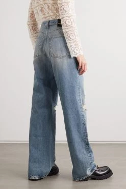 GUCCI Boyfriend-Jeans Aus Bio-Denim In Distressed-Optik ,Blau 7 GUCCI Boyfriend-Jeans Aus Bio-Denim In Distressed-Optik ,Blau -Gucci Verkäufe w920 q60 1996