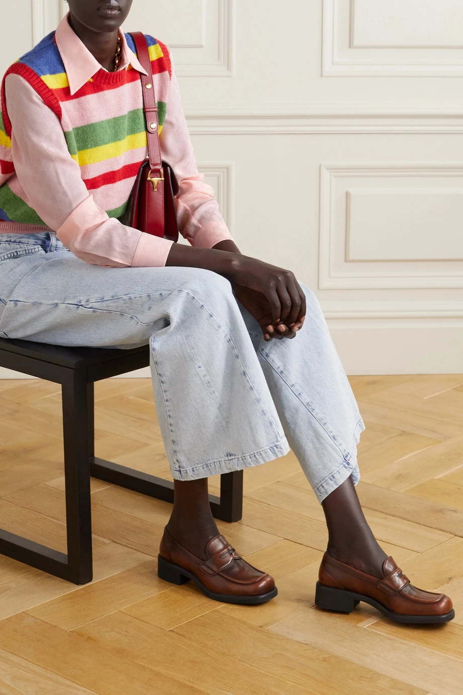 GUCCI Hemd Aus Seiden-Jacquard ,Pink 2 GUCCI Hemd Aus Seiden-Jacquard ,Pink – Bild 2