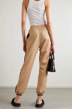 GUCCI Jogginghose Aus Bedrucktem Technischem Jersey Mit Streifen Und Applikation ,Beige -Gucci Verkäufe w920 q60 2032