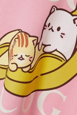 GUCCI + Bananya Oversized-Hoodie Aus Baumwoll-Jersey Mit Print ,Pink -Gucci Verkäufe w920 q60 2038